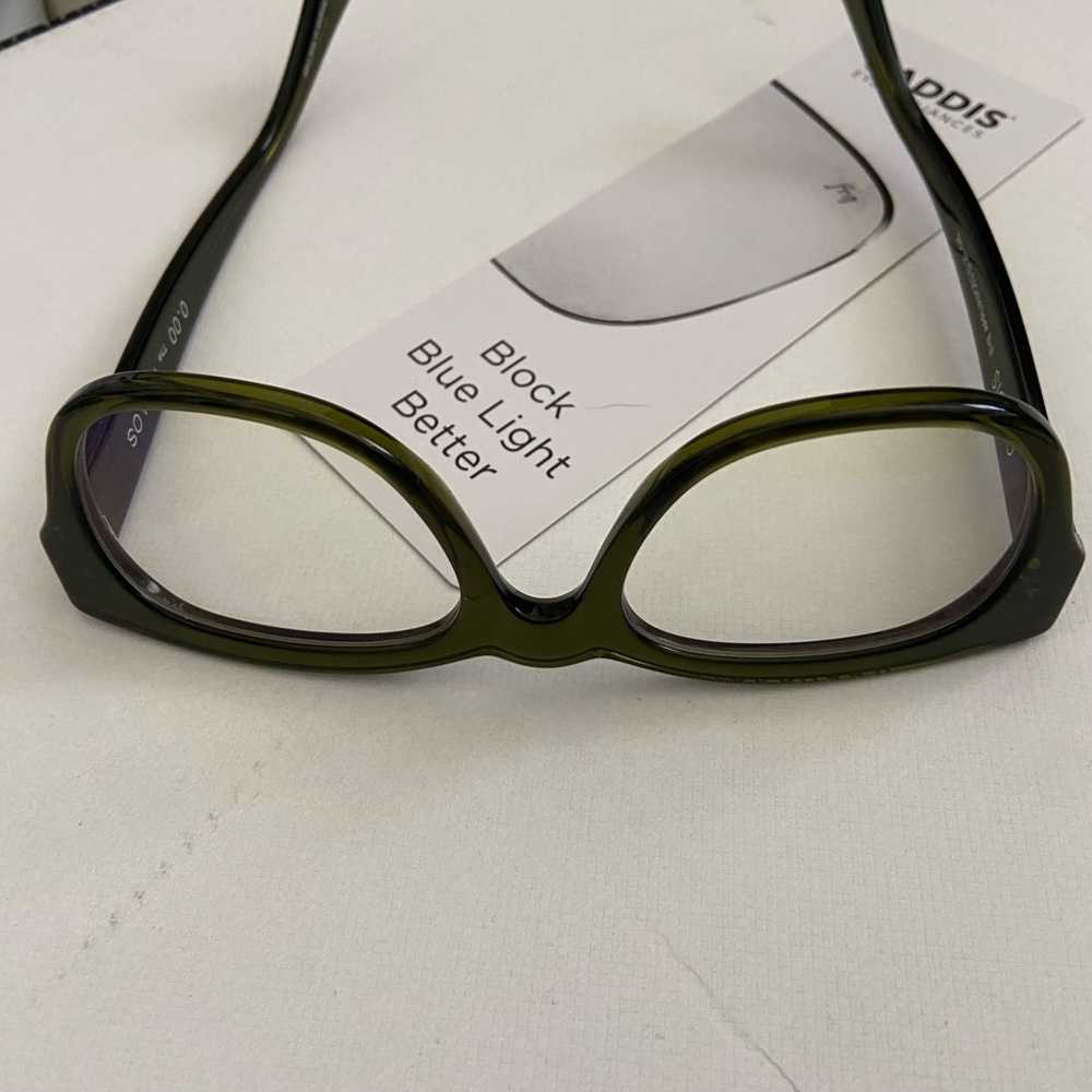 CADDIS Miklos Olive Green Blue Light Blocking Glasses - Picture 12 of 12